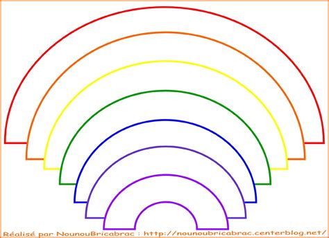 Dessins De Coloriage Arc En Ciel Imprimer