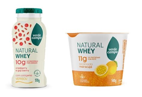 Verde Campo Expande A Linha Natural Whey EmbalagemMarca