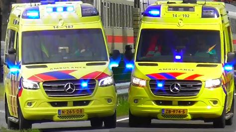 E Horn Luchthoorn Diverse Politie En Ambulance S Met Spoed In