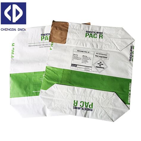 Kg Kg Industrial Multiwall Kraft Paper Valve Bag For Flour Putty