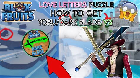 Roblox Blox Fruits HOW TO GET THE YORU DARK BLADE V2 ON BLOX FRUITS