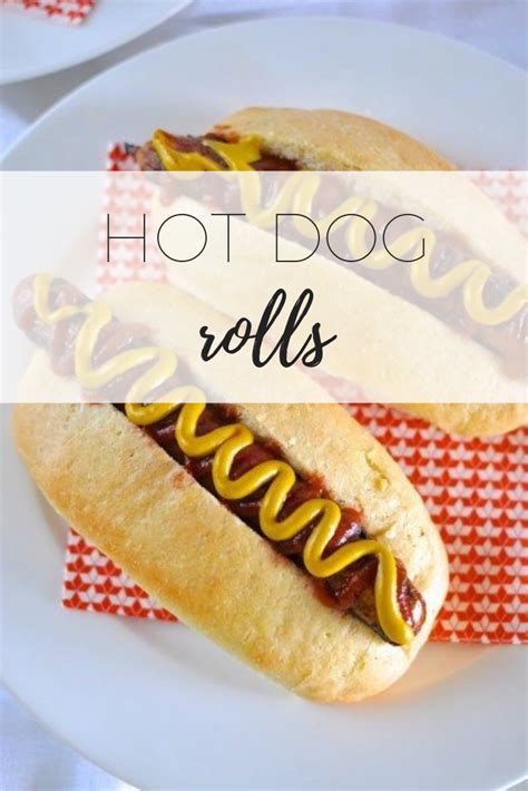 Hot dog rolls - delicious and easy to make snack or lunch.