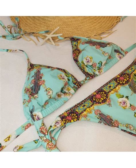 ᐅ Reggiseno bikini triangolo ABA2023 Fleur Lagon di Lise Charmel