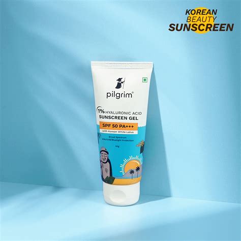 Pilgrim Hyaluronic Acid Sunscreen Gel With Spf G With