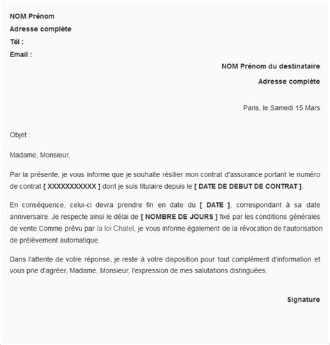 R Siliation Mutuelle Infra Annuelle Ria Mod Le De Lettre Et Mail Pdf