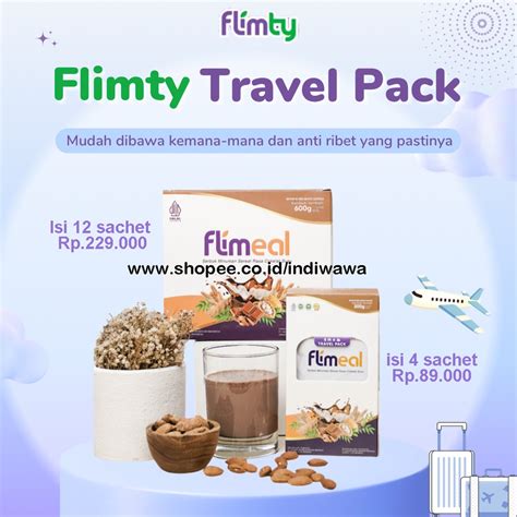 Jual Flimeal Flimty Rasa Coklat Susu Non Vegan Sachet Original Halal