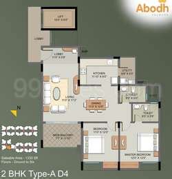 Bhk Bedroom Apartment Flat For Rent In Abodh Valmark Govindapura