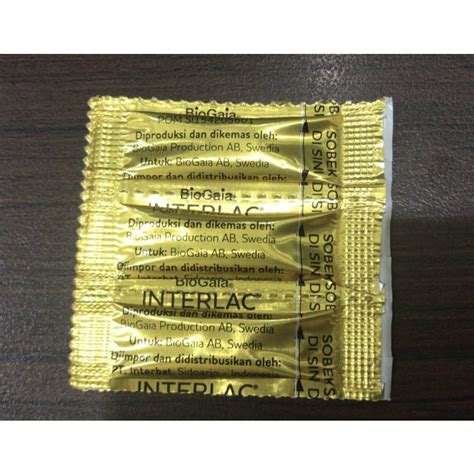 Jual Interlac Probiotik 1 Sachet Shopee Indonesia