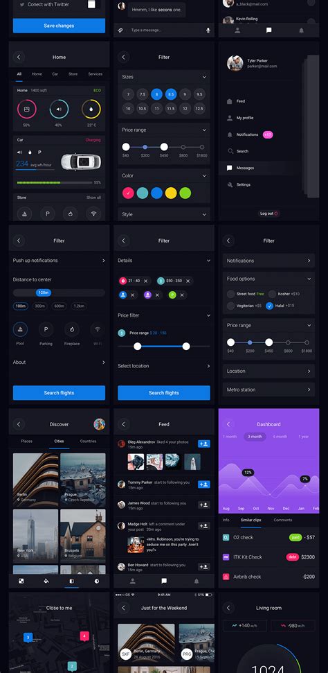 Pin Ui Kit Free Templates Inside Behance