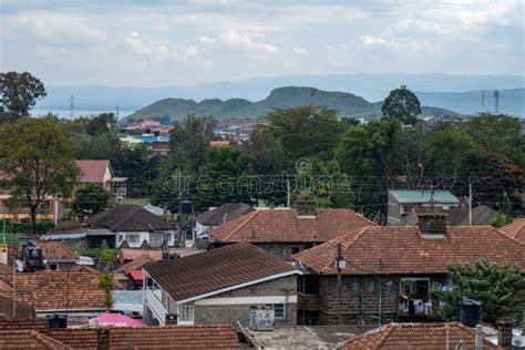 Aerial View Of Residential House At Nakuru Town Kenya Stock Photo