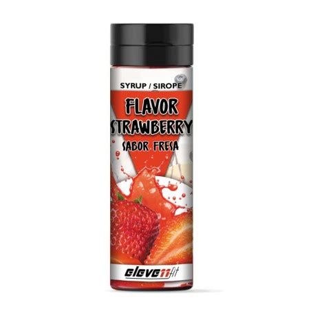 SIROPE SABOR FRESA SIN AZÚCAR 330ML Los Siropes de ElevenFit son un