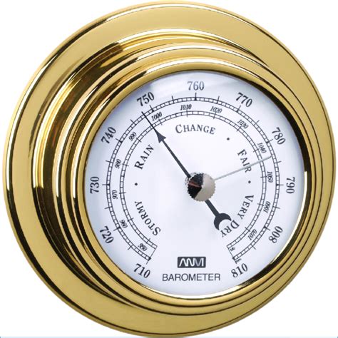 RWB-Barometer Brass 120mm – Sealand Marine