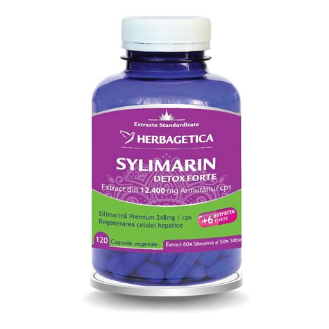 Silymarin Complex 120 Capsule Herbagetica Drmax Farmacie