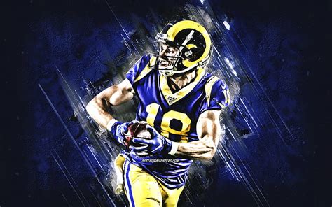 Cooper Kupp Los Angeles Rams Nfl American Football Portrait Blue