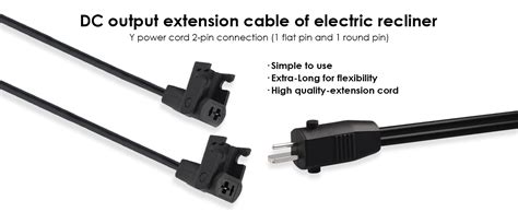 Amazon Weilianda 6FT 2 Pin Splitter Lead Y Power Cable Extention