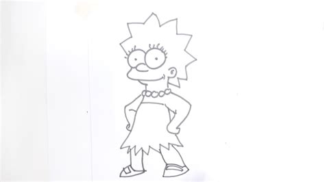 Drawing How To Draw Lisa Simpson Step By Step Lisa Simpson Drawings