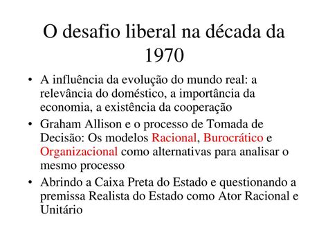 Ppt O Desafio Liberal Na Teoria Das Rela Es Internacionais