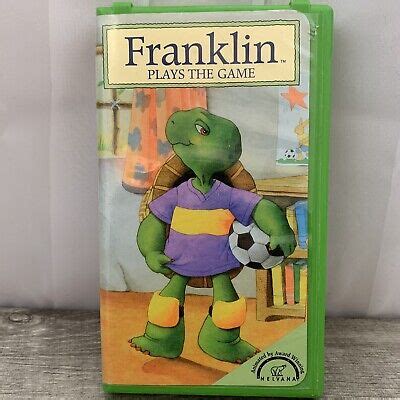 Vhs Franklin Plays The Game Green Clamshell Case Rare Htf Nelvana