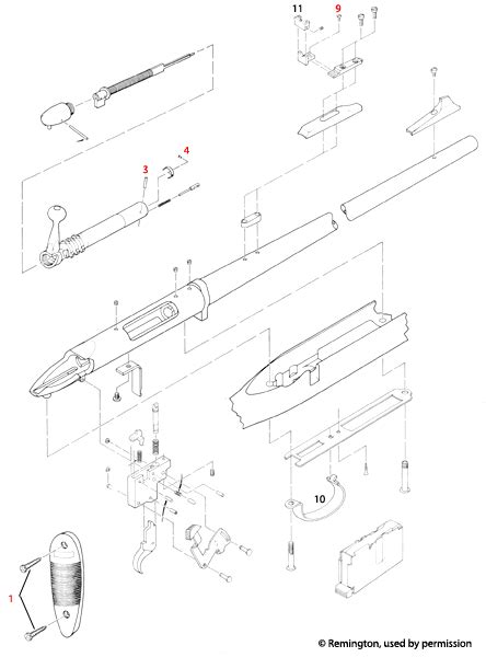 Remington® Model 788 Schematic - Brownells UK