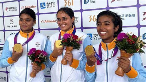 Asian Games 2023 Archery India Women Compound Team Win Gold Medal