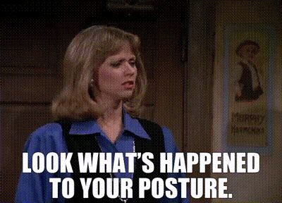 YARN LOOK WHAT S HAPPENED TO YOUR POSTURE Cheers 1982 S03E16