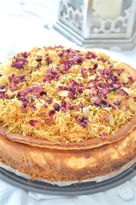 Knafeh Sweet Cheese And Shredded Fillo Pastry Cheesecake Recipe