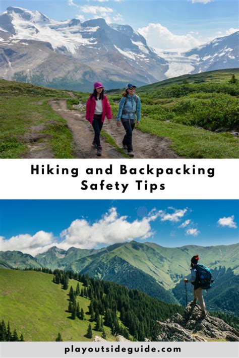 Hiking And Backpacking Safety Tips Play Outside Guide Artofit