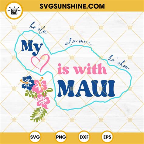 Maui Svg Maui Strong Svg Pray For Maui Svg