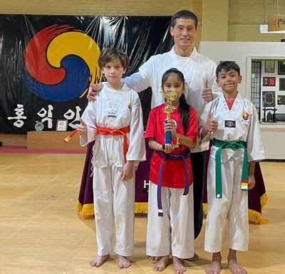 Hong Ik Martial Arts Of Tarrytown November Hima Champion Push