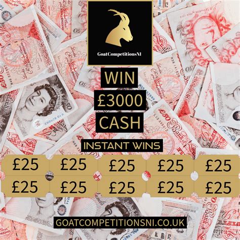 WIN 3000 INSTANTS Goat Competitions NI