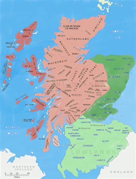 Clan Macleod World Map Mackay