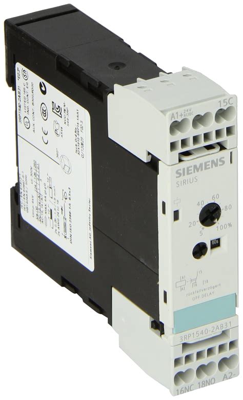 Solid State Time Relay Industrial Housing 22 5mm Cage Clamp Terminal