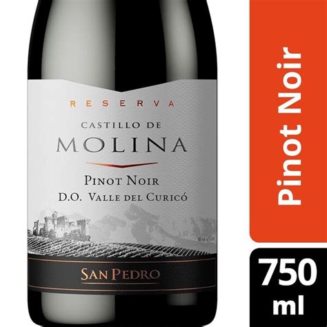 VINO CASTILLO DE MOLINA PINOT NOIR 750 Cc Todo Licores