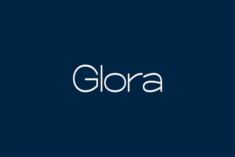 Glora | Fonts Shmonts