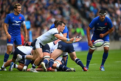 Rugby Test Match Le Xv De France S Impose De Justesse Face L Ecosse