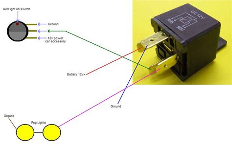 Fog Light Relay Switch Wiring Diagram