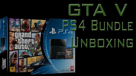 Ps4 Gta V Bundle Unboxing Youtube