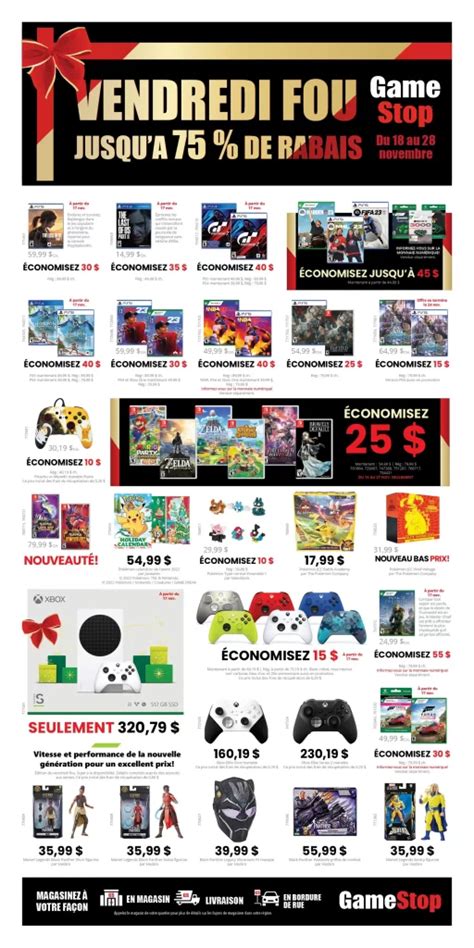 Solde Vendredi Fou GameStop Vendredi Fou 2023