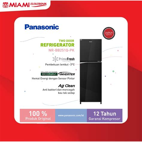 Jual Panasonic Nr Bb Q Pk Nrbb Qpk Nrbb Kulkas Pintu Top