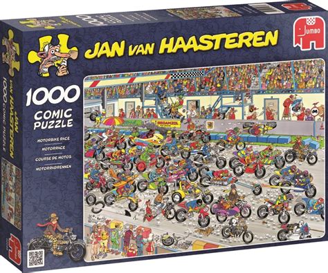 Jan Van Haasteren Motorrace Puzzel Stukjes Bol