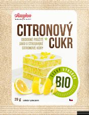 BIO citrónový cukr 20g Amylon