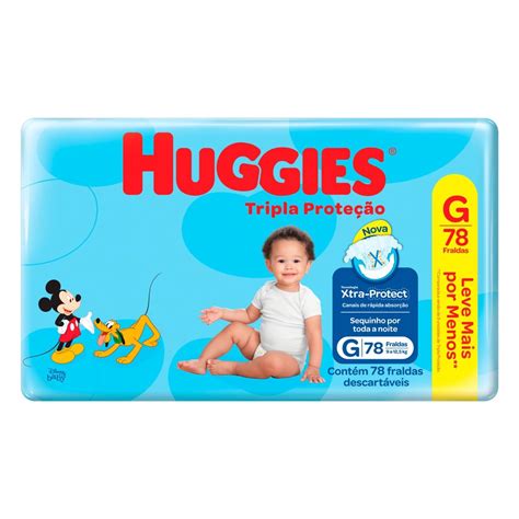 Fraldas Huggies Tripla Protecao Hiper Shopee Brasil