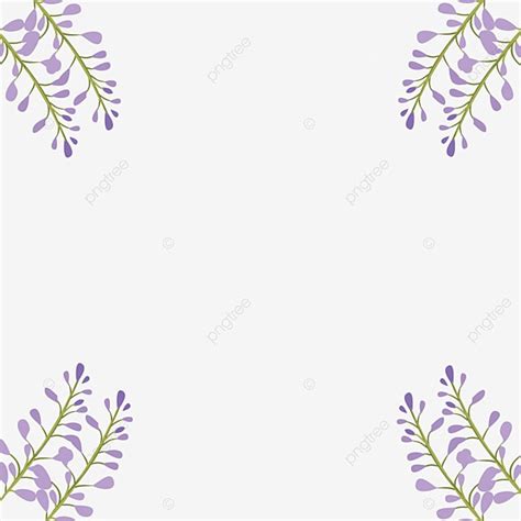 Purple Border Vector Hd Images Purple Flower Border Pattern Shading