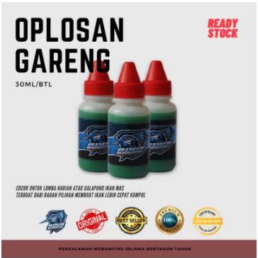 Jual Essen Oplosan BAM Gareng 30ML Premium Cocok Untuk Lomba Ikan Mas