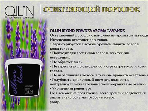 Передовые технологии ОСНОВЫ ДЕЯТЕЛЬНОСТИ OLLIN PROFESSIONAL Собственная