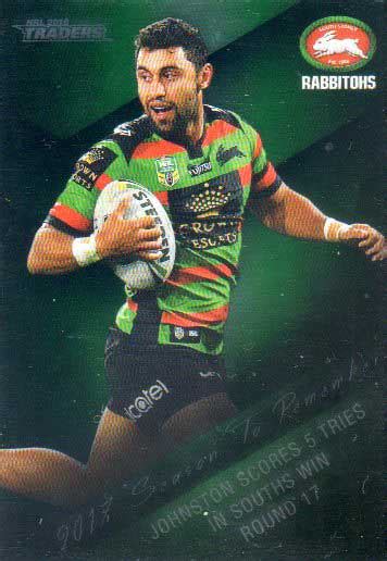 2018 NRL Traders Season to Remember SR34 Alex Johnston Rabbitohs ...