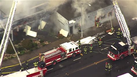 Firefighters Battling 3 Alarm Fire At Building In Vallejo