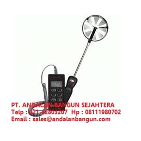 Jual Dwyer B Portable Vane Thermo Anemometer Jakarta Andalan