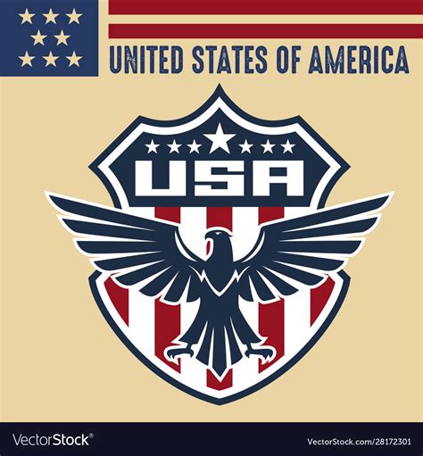 Made in usa united states america flag Royalty Free Vector