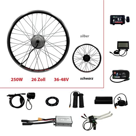 Passion Bikes E Bike Pedelec Umbausatz Kit 250 Watt Front Motor 26